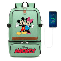 Minnie Backpack - Laptop Insulated Compartment USB Waterproof Cooler Bag Style 2 18.9x13.4x8.7 inches