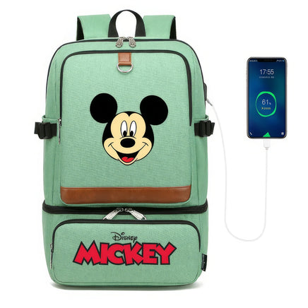 Minnie Backpack - Laptop Insulated Compartment USB Waterproof Cooler Bag Style 10 18.9x13.4x8.7 inches