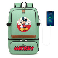 Minnie Backpack - Laptop Insulated Compartment USB Waterproof Cooler Bag Style 8 18.9x13.4x8.7 inches