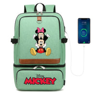 Minnie Backpack - Laptop Insulated Compartment USB Waterproof Cooler Bag Style 11 18.9x13.4x8.7 inches