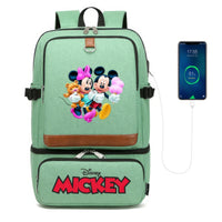 Minnie Backpack - Laptop Insulated Compartment USB Waterproof Cooler Bag Style 6 18.9x13.4x8.7 inches