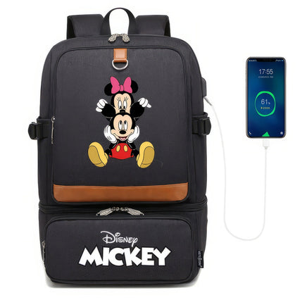 Minnie Backpack - Laptop Insulated Compartment USB Waterproof Cooler Bag Style 23 18.9x13.4x8.7 inches