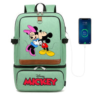 Minnie Backpack - Laptop Insulated Compartment USB Waterproof Cooler Bag Style 3 18.9x13.4x8.7 inches