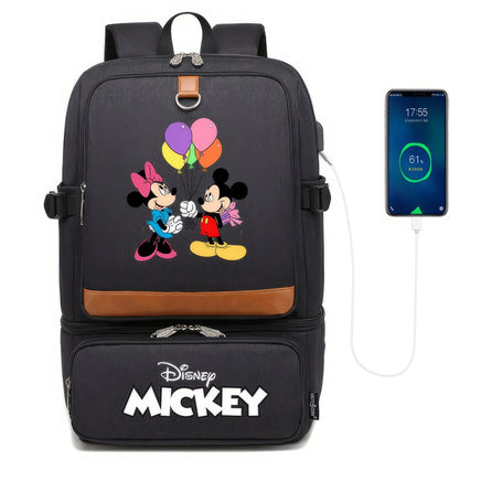 Minnie Backpack - Laptop Insulated Compartment USB Waterproof Cooler Bag Style 18 18.9x13.4x8.7 inches