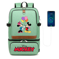 Minnie Backpack - Laptop Insulated Compartment USB Waterproof Cooler Bag Style 5 18.9x13.4x8.7 inches
