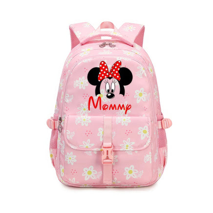 Minnie Backpack - Large Capacity Colorful Waterproof Floral Knapsack Mochila 13 17.7x12.2x8.3 inches