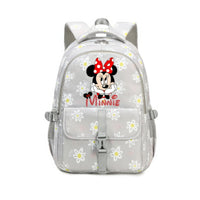 Minnie Backpack - Large Capacity Colorful Waterproof Floral Knapsack Mochila 16 17.7x12.2x8.3 inches
