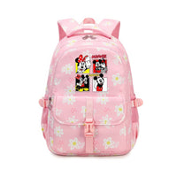 Minnie Backpack - Large Capacity Colorful Waterproof Floral Knapsack Mochila 12 17.7x12.2x8.3 inches
