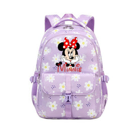 Minnie Backpack - Large Capacity Colorful Waterproof Floral Knapsack Mochila 1 17.7x12.2x8.3 inches