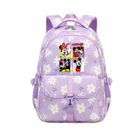 Minnie Backpack - Large Capacity Colorful Waterproof Floral Knapsack Mochila 2 17.7x12.2x8.3 inches