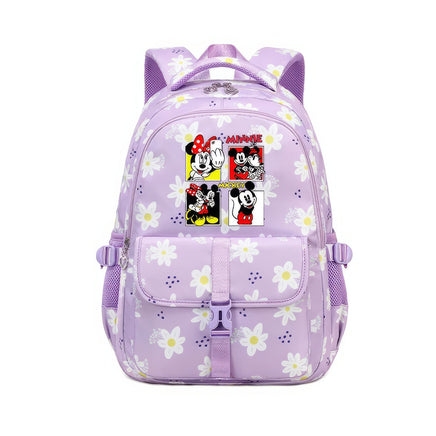 Minnie Backpack - Large Capacity Colorful Waterproof Floral Knapsack Mochila 2 17.7x12.2x8.3 inches