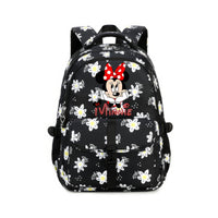 Minnie Backpack - Large Capacity Colorful Waterproof Floral Knapsack Mochila 6 17.7x12.2x8.3 inches