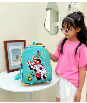 Minnie Backpack - Mickey and Minnie Childrens Backpack Multifunctional Cartoon Kindergarten - Lusy Store LLC