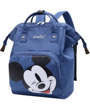 Minnie Backpack - Mommy Diaper Bag School Bags Travel Backpack Large Capacity Durable Cute - Lusy Store LLC