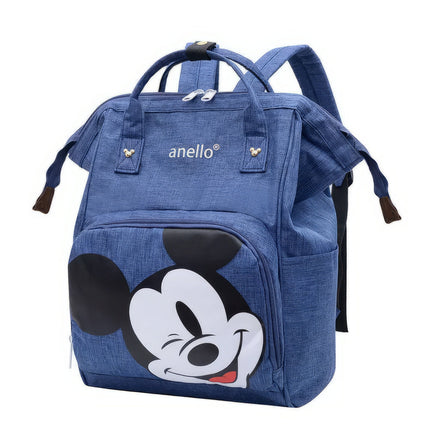 Minnie Backpack - Mommy Diaper Bag School Bags Travel Backpack Large Capacity Durable Cute Style 12 16.5x10.6x7.9 inches