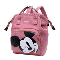 Minnie Backpack - Mommy Diaper Bag School Bags Travel Backpack Large Capacity Durable Cute Style 9 16.5x10.6x7.9 inches
