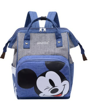 Minnie Backpack - Mommy Diaper Bag School Bags Travel Backpack Large Capacity Durable Cute - Lusy Store LLC