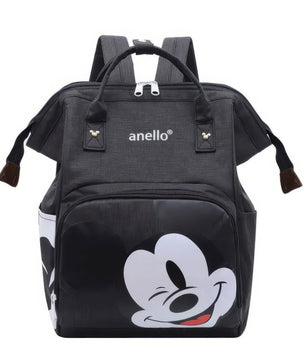 Minnie Backpack - Mommy Diaper Bag School Bags Travel Backpack Large Capacity Durable Cute - Lusy Store LLC