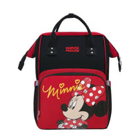 Minnie Backpack - Mummy Diaper Bag Multifunctional Stroller Nappy Bag USB Charging Minnie B 16.5x13.8x8.3 inches