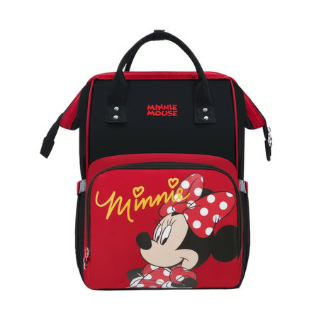Minnie Backpack - Mummy Diaper Bag Multifunctional Stroller Nappy Bag USB Charging Minnie B 16.5x13.8x8.3 inches