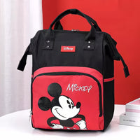 Minnie Backpack - Mummy Diaper Bag Multifunctional Stroller Nappy Bag USB Charging Mickey 16.5x13.8x8.3 inches