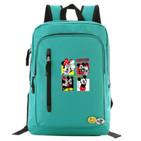 Minnie Backpack - Oxford Waterproof Backpacks Large Capacity Students School Books Laptop Backpack Style 16 16.5x11.4x4.7 inches