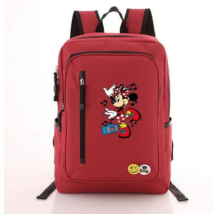 Minnie Backpack - Oxford Waterproof Backpacks Large Capacity Students School Books Laptop Backpack Style 24 16.5x11.4x4.7 inches