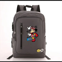 Minnie Backpack - Oxford Waterproof Backpacks Large Capacity Students School Books Laptop Backpack Style 27 16.5x11.4x4.7 inches