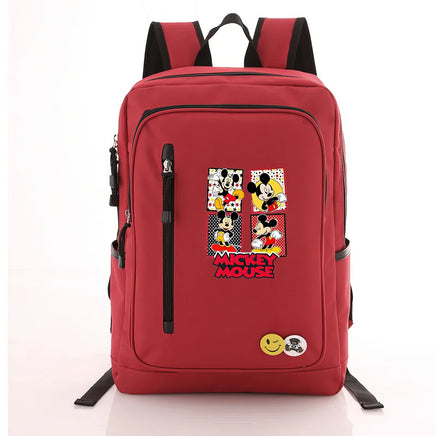 Minnie Backpack - Oxford Waterproof Backpacks Large Capacity Students School Books Laptop Backpack Style 11 16.5x11.4x4.7 inches