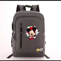 Minnie Backpack - Oxford Waterproof Backpacks Large Capacity Students School Books Laptop Backpack Style 23 16.5x11.4x4.7 inches