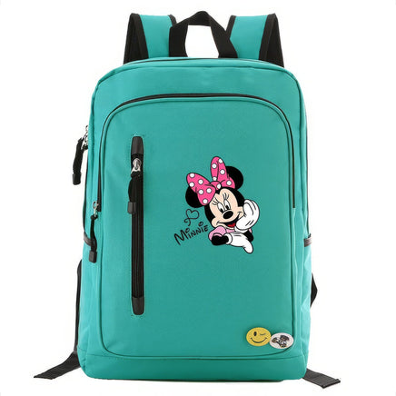 Minnie Backpack - Oxford Waterproof Backpacks Large Capacity Students School Books Laptop Backpack Style 7 16.5x11.4x4.7 inches