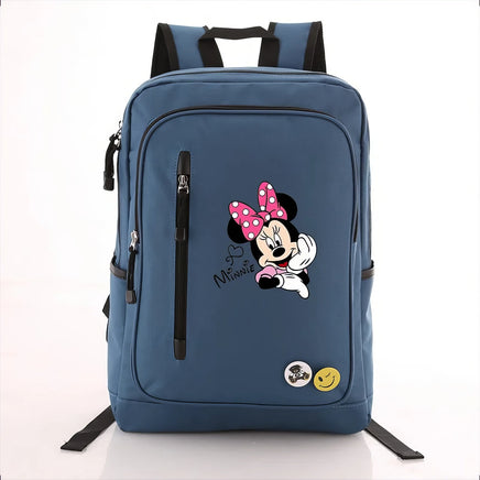 Minnie Backpack - Oxford Waterproof Backpacks Large Capacity Students School Books Laptop Backpack Style 8 16.5x11.4x4.7 inches