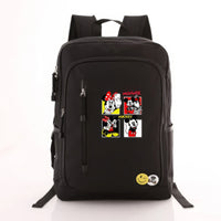 Minnie Backpack - Oxford Waterproof Backpacks Large Capacity Students School Books Laptop Backpack Style 14 16.5x11.4x4.7 inches