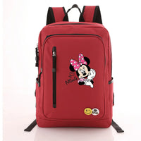 Minnie Backpack - Oxford Waterproof Backpacks Large Capacity Students School Books Laptop Backpack Style 6 16.5x11.4x4.7 inches
