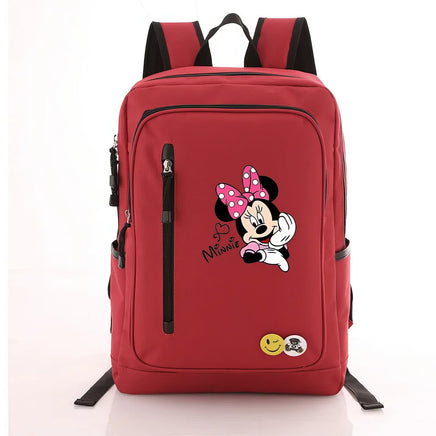 Minnie Backpack - Oxford Waterproof Backpacks Large Capacity Students School Books Laptop Backpack Style 6 16.5x11.4x4.7 inches