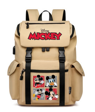 Minnie Backpack - School Bag USB Charging Large Capacity Bookbags Waterproof Laptop Travel Backpack - Lusy Store LLC
