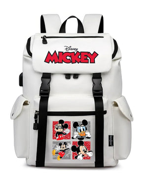 Minnie Backpack - School Bag USB Charging Large Capacity Bookbags Waterproof Laptop Travel Backpack - Lusy Store LLC