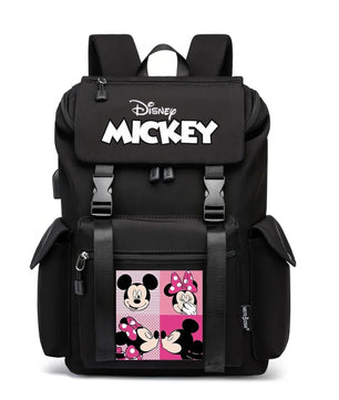 Minnie Backpack - School Bag USB Charging Large Capacity Bookbags Waterproof Laptop Travel Backpack - Lusy Store LLC