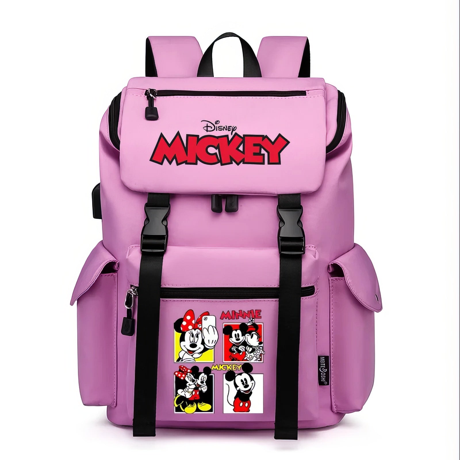 Minnie Backpack - School Bag USB Charging Large Capacity Bookbags Waterproof Laptop Travel Backpack - Lusy Store LLC