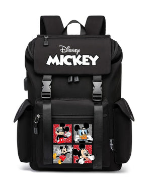 Minnie Backpack - School Bag USB Charging Large Capacity Bookbags Waterproof Laptop Travel Backpack - Lusy Store LLC