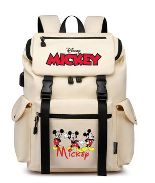 Minnie Backpack - School Bag USB Charging Large Capacity Bookbags Waterproof Laptop Travel Backpack - Lusy Store LLC