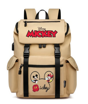 Minnie Backpack - School Bag USB Charging Large Capacity Bookbags Waterproof Laptop Travel Backpack - Lusy Store LLC