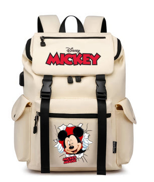 Minnie Backpack - School Bag USB Charging Large Capacity Bookbags Waterproof Laptop Travel Backpack - Lusy Store LLC