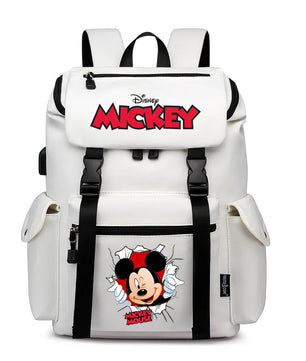 Minnie Backpack - School Bag USB Charging Large Capacity Bookbags Waterproof Laptop Travel Backpack - Lusy Store LLC