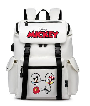 Minnie Backpack - School Bag USB Charging Large Capacity Bookbags Waterproof Laptop Travel Backpack - Lusy Store LLC