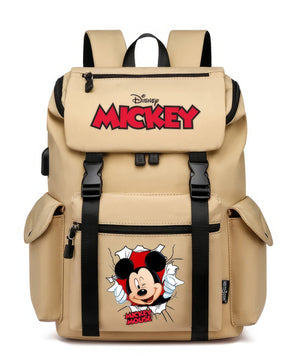 Minnie Backpack - School Bag USB Charging Large Capacity Bookbags Waterproof Laptop Travel Backpack - Lusy Store LLC