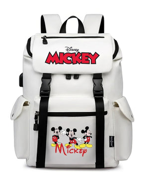 Minnie Backpack - School Bag USB Charging Large Capacity Bookbags Waterproof Laptop Travel Backpack - Lusy Store LLC
