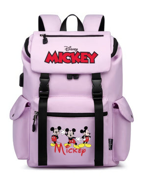 Minnie Backpack - School Bag USB Charging Large Capacity Bookbags Waterproof Laptop Travel Backpack - Lusy Store LLC