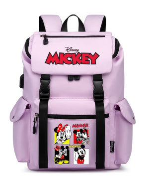 Minnie Backpack - School Bag USB Charging Large Capacity Bookbags Waterproof Laptop Travel Backpack - Lusy Store LLC