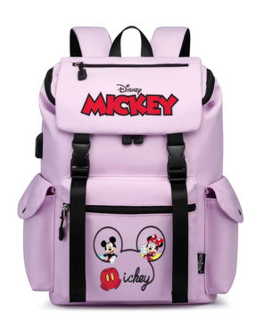 Minnie Backpack - School Bag USB Charging Large Capacity Bookbags Waterproof Laptop Travel Backpack - Lusy Store LLC